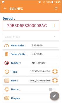 Retrofit 1 Fixed MBus NBIoT config mobile phone